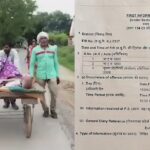 madhya pradesh journalists booked patient handcart